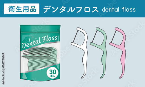 デンタルフロス　糸ようじ　衛生用品　Dental Floss