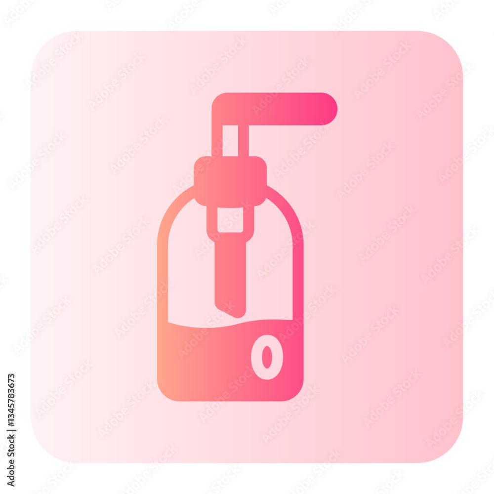 Fototapeta premium Shampoo gradient icon