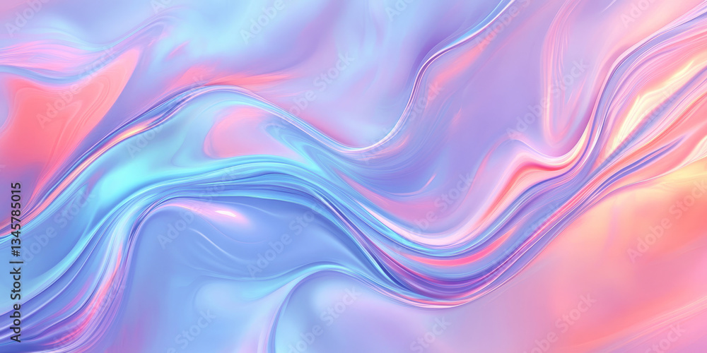 A dreamy, colorful abstract background with smooth, iridescent liquid waves. The flowing patterns in pastel turquoise, neon coral, and radiant purple create a soft, futuristic, and visually A dreamy, colorful abstract background with smooth, iridescent liquid waves. The flowing patterns in pastel turquoise, neon coral, and radiant purple create a soft, futuristic, and visually