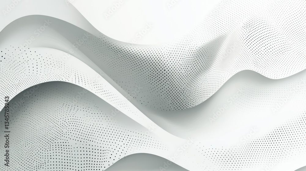 Abstract white wavy design background Abstract white wavy design background