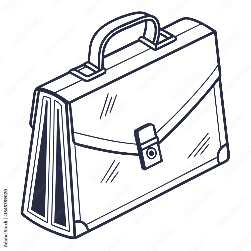 Classic Briefcase Line Art – Business and Office Symbol for Logos, Icons, and Branding Classic Briefcase Line Art – Business and Office Symbol for Logos, Icons, and Branding