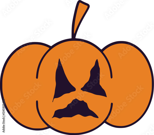 Halloween Pumpkin Illustration