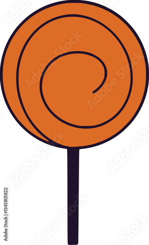 Halloween Lolipop Illustration