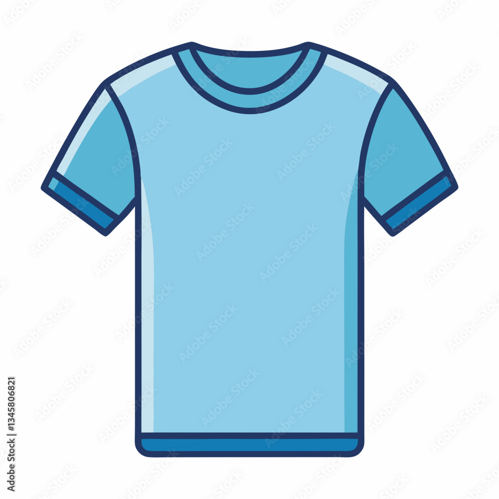 soft cotton t shirt with a round neckline soft cotton t shirt with a round neckline