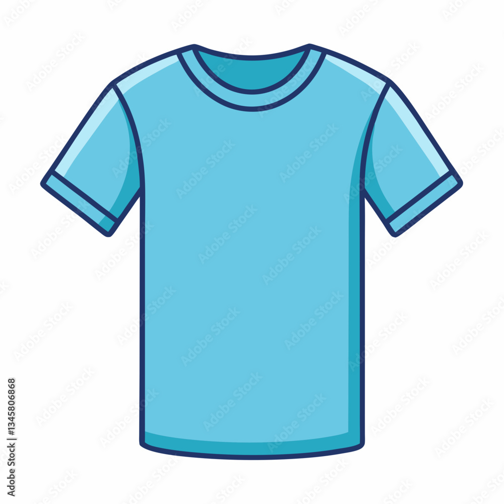 soft cotton t shirt with a round neckline soft cotton t shirt with a round neckline