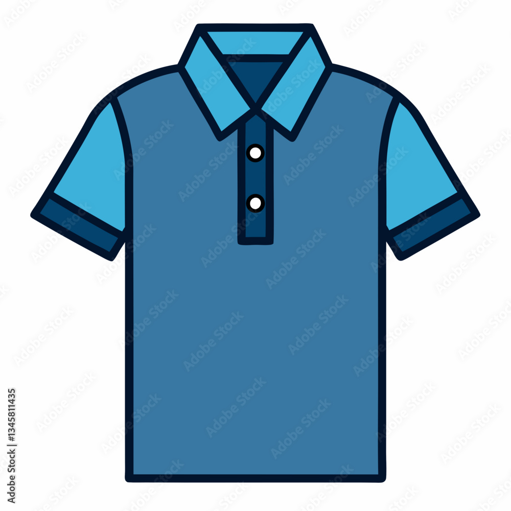 classic polo shirt with a buttoned collar classic polo shirt with a buttoned collar