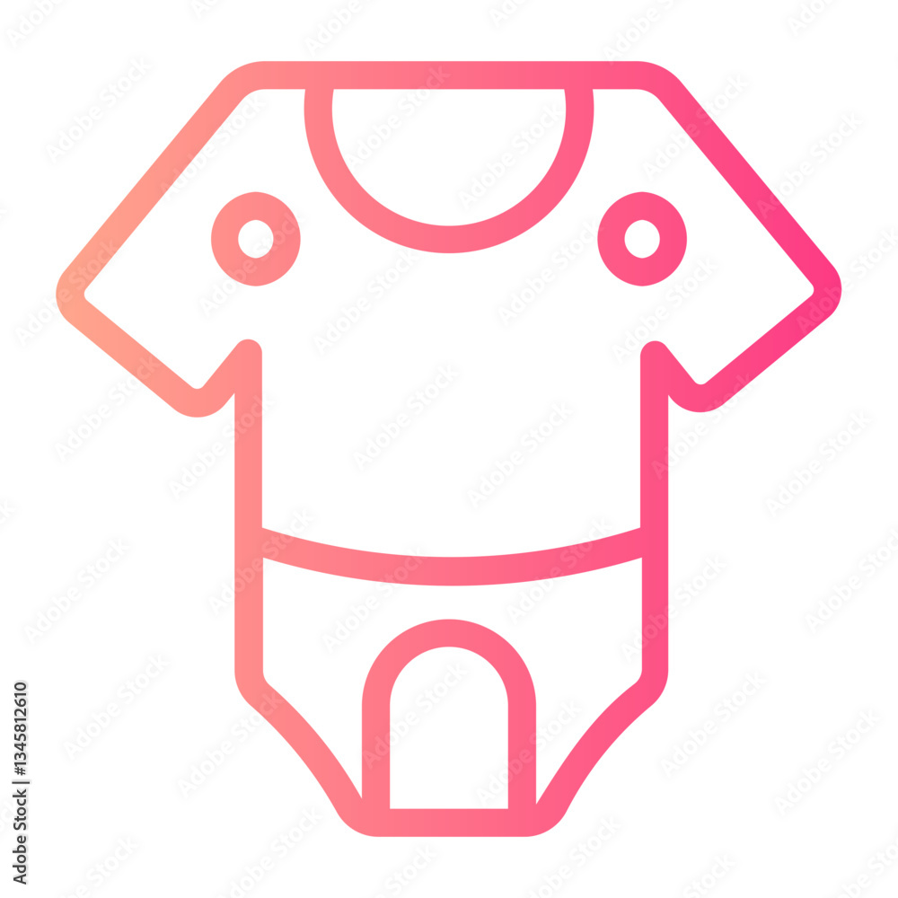 Clothes gradient icon Clothes gradient icon