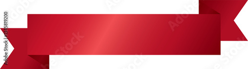 Free Download Elegant Red Ribbon Banner - GFXLoad