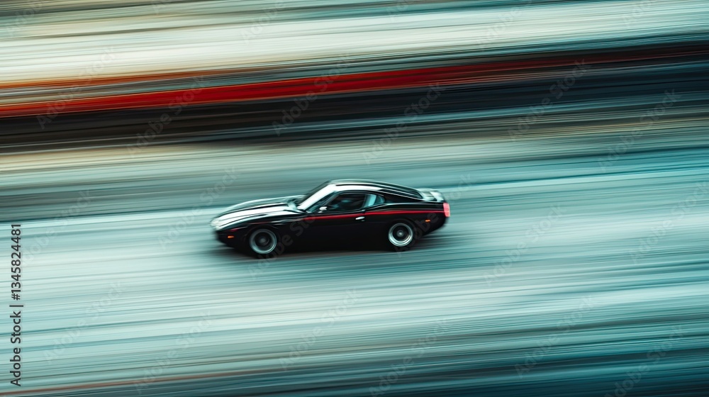 Dynamic motion blur of a speeding car on a highway, symbolizing the speed of modern transportation and the thrill of road travel, capturing the essence of movement in urban environments. Dynamic motion blur of a speeding car on a highway, symbolizing the speed of modern transportation and the thrill of road travel, capturing the essence of movement in urban environments.