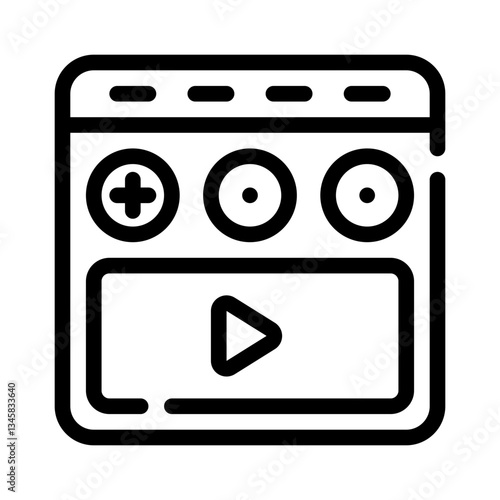 icon viral content with style outline