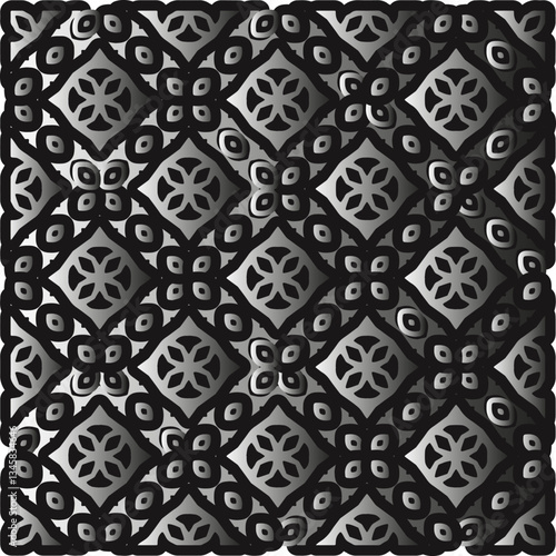Metal pattern. Abstract metallic background. Wallpaper with repeat pattern.