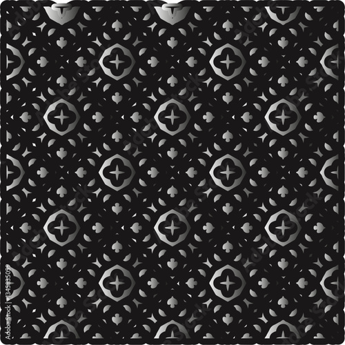 Metal pattern. Abstract metallic background. Wallpaper with repeat pattern.