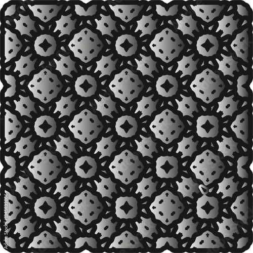 Metal pattern. Abstract metallic background. Wallpaper with repeat pattern.