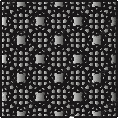 Metal pattern. Abstract metallic background. Wallpaper with repeat pattern.