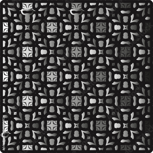 Metal pattern. Abstract metallic background. Wallpaper with repeat pattern.