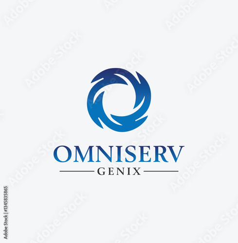 Creative Swirl Emblem – Modern Company Branding Concept
