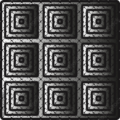 Metal pattern. Abstract metallic background. Wallpaper with repeat pattern.