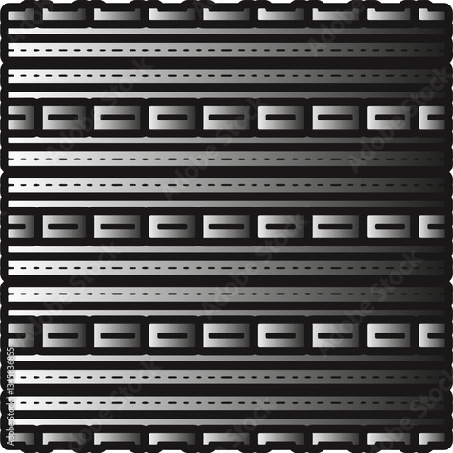 Metal pattern. Abstract metallic background. Wallpaper with repeat pattern.