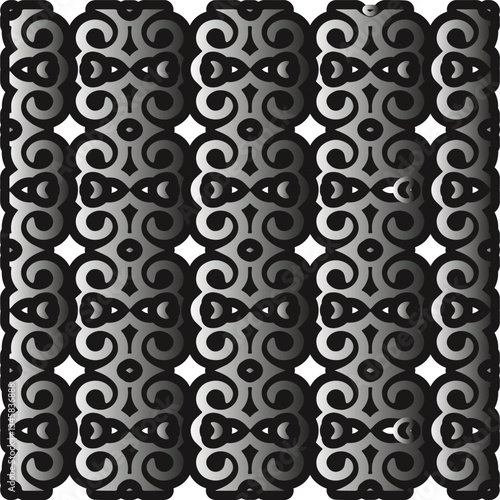 Metal pattern. Abstract metallic background. Wallpaper with repeat pattern.