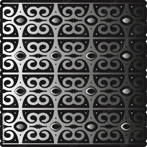 Metal pattern. Abstract metallic background. Wallpaper with repeat pattern.