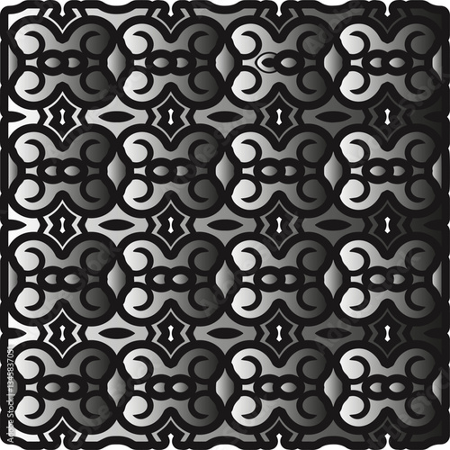 Metal pattern. Abstract metallic background. Wallpaper with repeat pattern.
