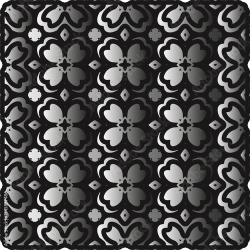 Metal pattern. Abstract metallic background. Wallpaper with repeat pattern.