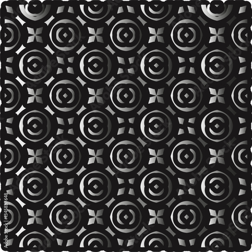 Metal pattern. Abstract metallic background. Wallpaper with repeat pattern.