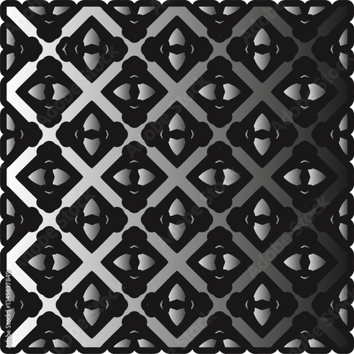 Metal pattern. Abstract metallic background. Wallpaper with repeat pattern.