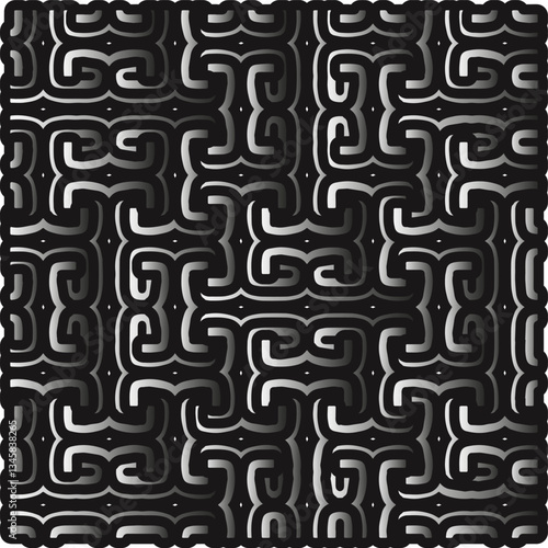 Metal pattern. Abstract metallic background. Wallpaper with repeat pattern.
