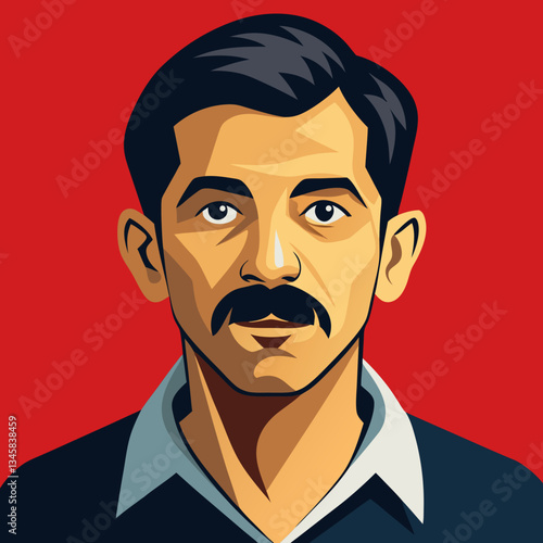 man with a beard and mustache 