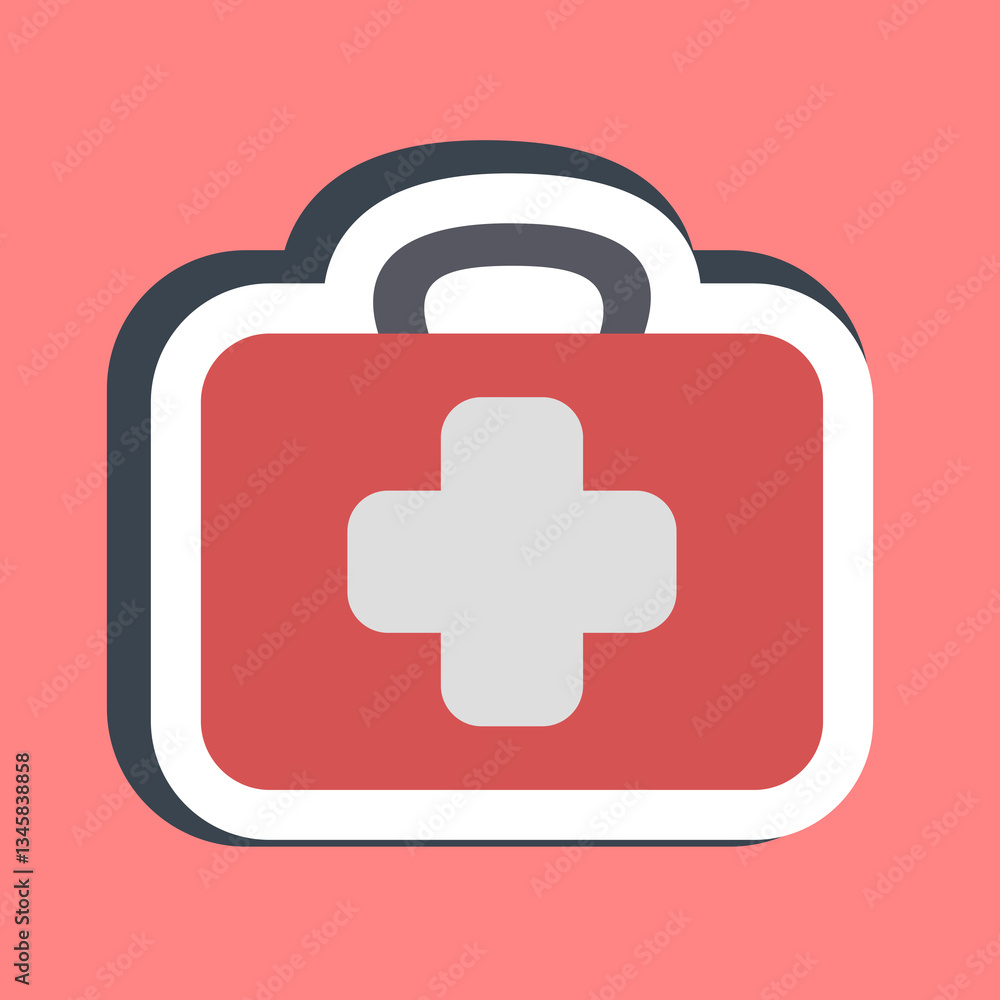 Sticker first aid. Camping and adventure elements. Good for prints, posters, logo, advertisement, infographics, etc. Sticker first aid. Camping and adventure elements. Good for prints, posters, logo, advertisement, infographics, etc.