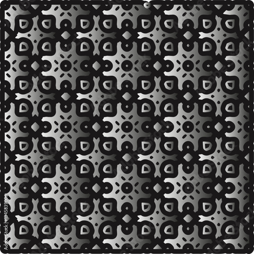 Metal pattern. Abstract metallic background. Wallpaper with repeat pattern.