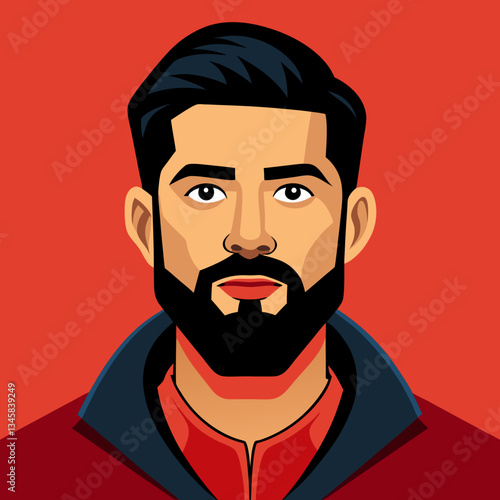man with a beard