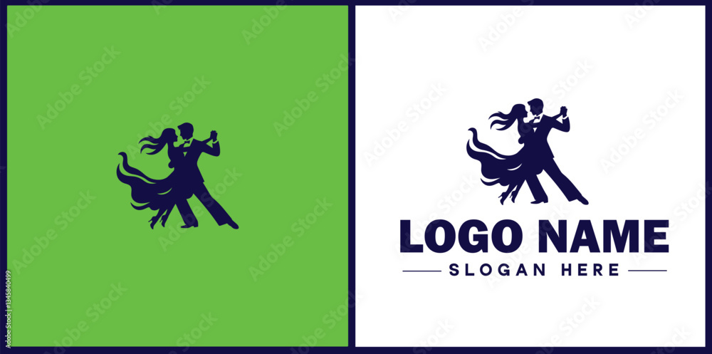 Tango Dance Studio icon Tango academy Tango school Tango center flat logo sign symbol editable vector Tango Dance Studio icon Tango academy Tango school Tango center flat logo sign symbol editable vector