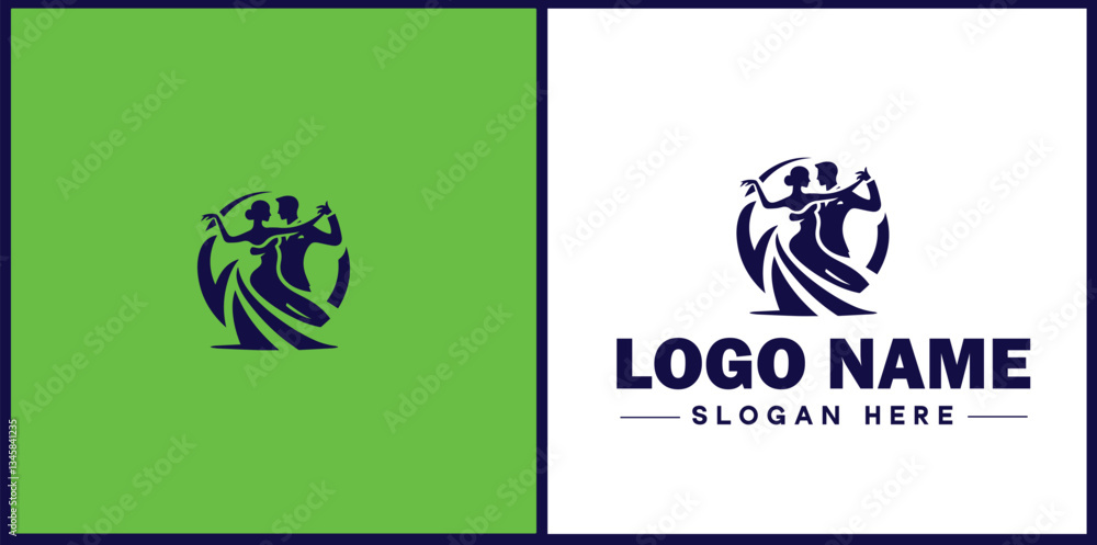 Tango Dance Studio icon Tango academy Tango school Tango center flat logo sign symbol editable vector Tango Dance Studio icon Tango academy Tango school Tango center flat logo sign symbol editable vector