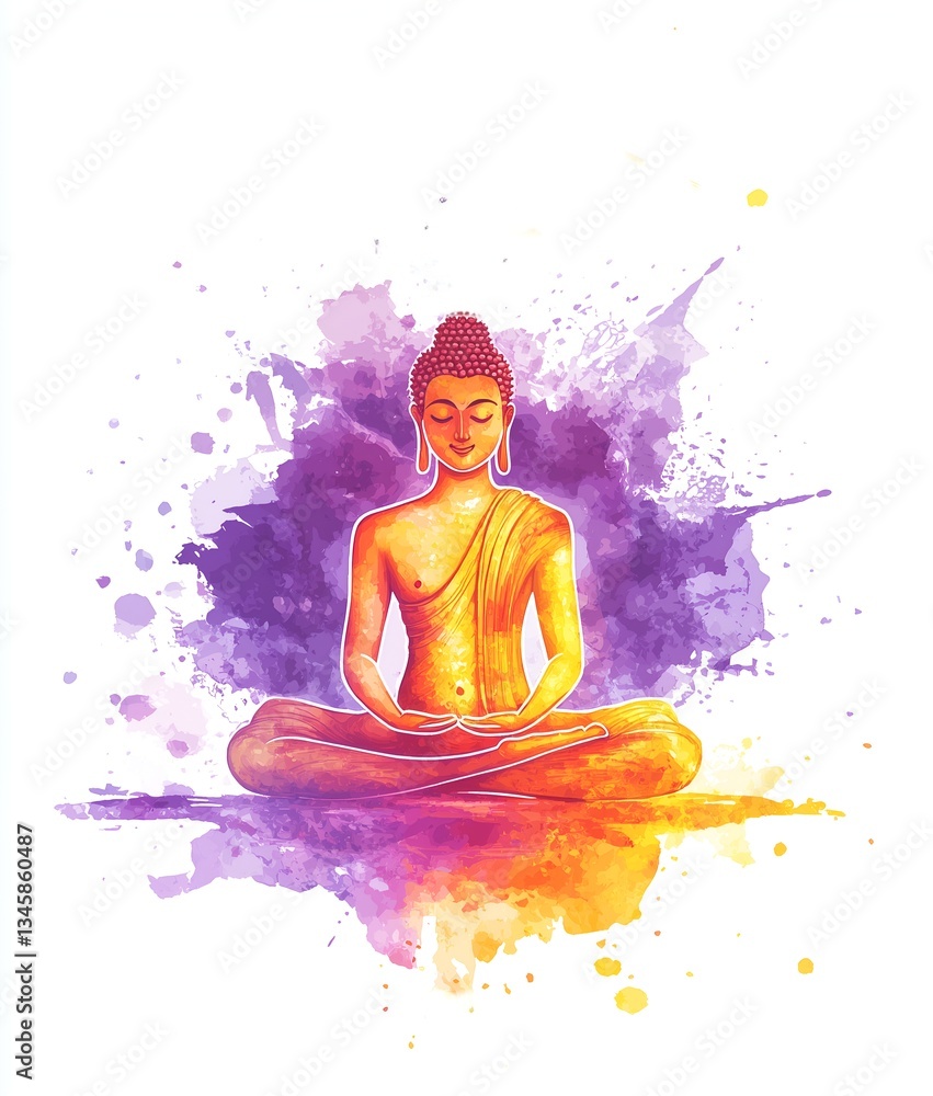 Mahavir Jayanti Watercolor Design Background Mahavir Jayanti Watercolor Design Background