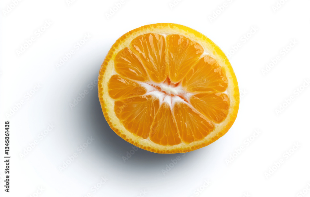 vibrant round slice of tangerine showcases its juicy segments and bright color, evoking freshness and zest vibrant round slice of tangerine showcases its juicy segments and bright color, evoking freshness and zest