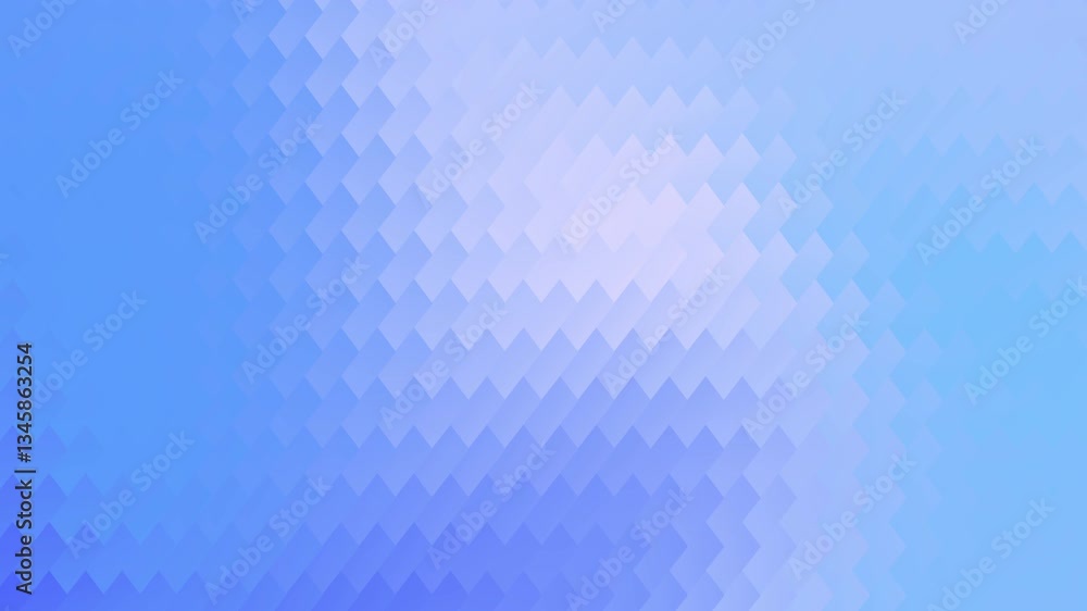 Blue Abstract Technology Design with Waves and Geometric Patterns