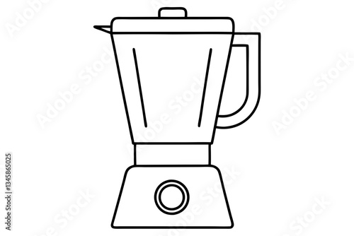 blender line art silhouette vector illustration