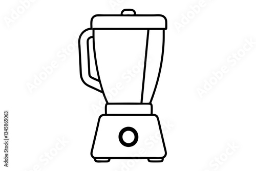 blender line art silhouette vector illustration