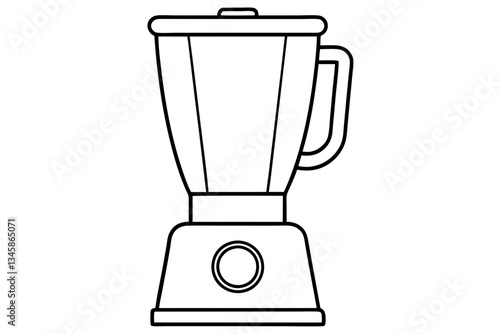 blender line art silhouette vector illustration