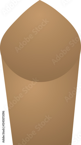 Fries Packaging, Eco-Friendly Craft Paper Cone, Sustainable French Fries & Snack Packaging High-Quality Food Wrap
