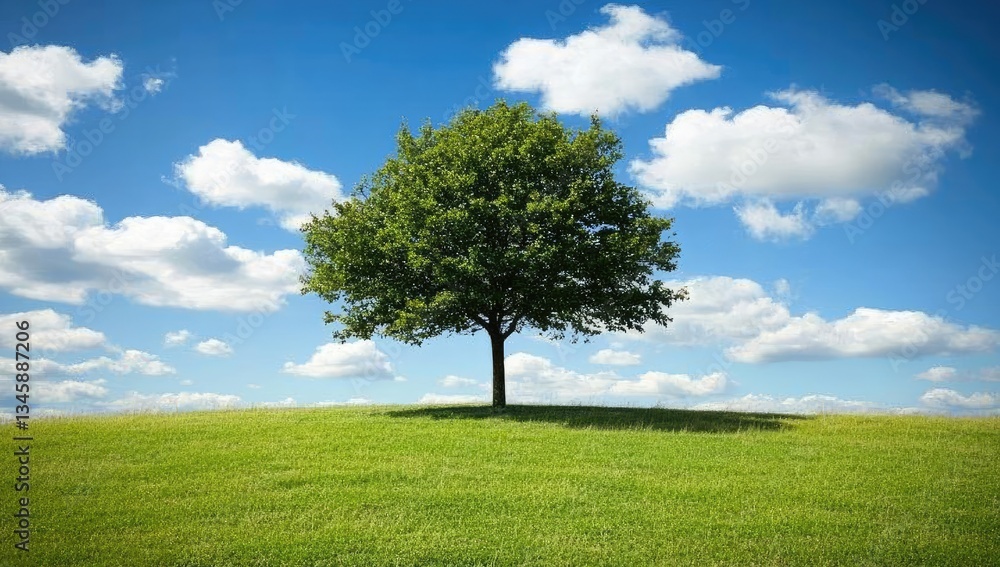 Solitary Tree on a Hill Solitary Tree on a Hill