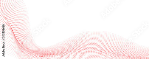 abstract red wave background
