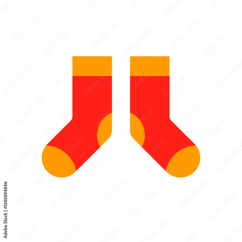 Socks Icon. Socks Vector Icon in line style design. Socks Symbol. Vector illustration. Socks Icon. Socks Vector Icon in line style design. Socks Symbol. Vector illustration.