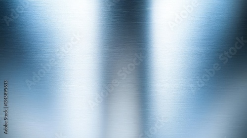 Reflective metal plate, a gleaming, polished surface with smooth texture shiny