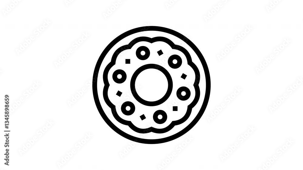 donut animated icon donut animated icon