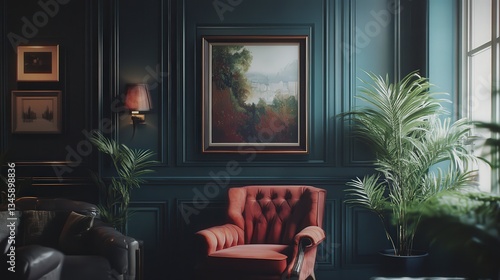 Fototapeta Naklejka Na Ścianę i Meble -  close up of  modern house interior, house interior