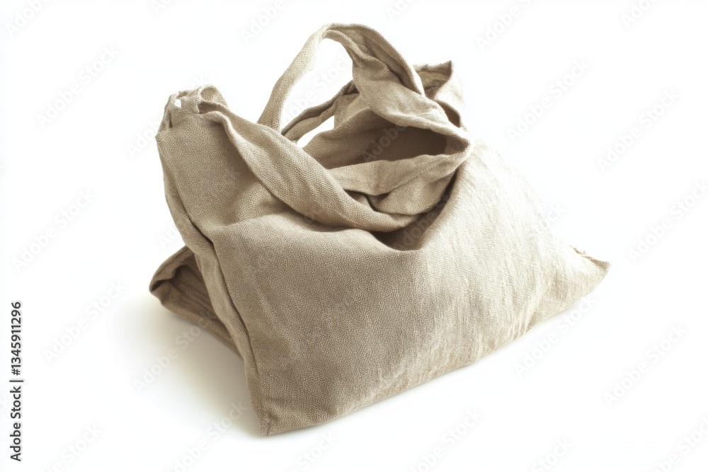 A stylish canvas bag resting on a clean surface. This unique bag blends practicality with fashion. Perfect for daily use or as a chic accessory. Generative AI A stylish canvas bag resting on a clean surface. This unique bag blends practicality with fashion. Perfect for daily use or as a chic accessory. Generative AI
