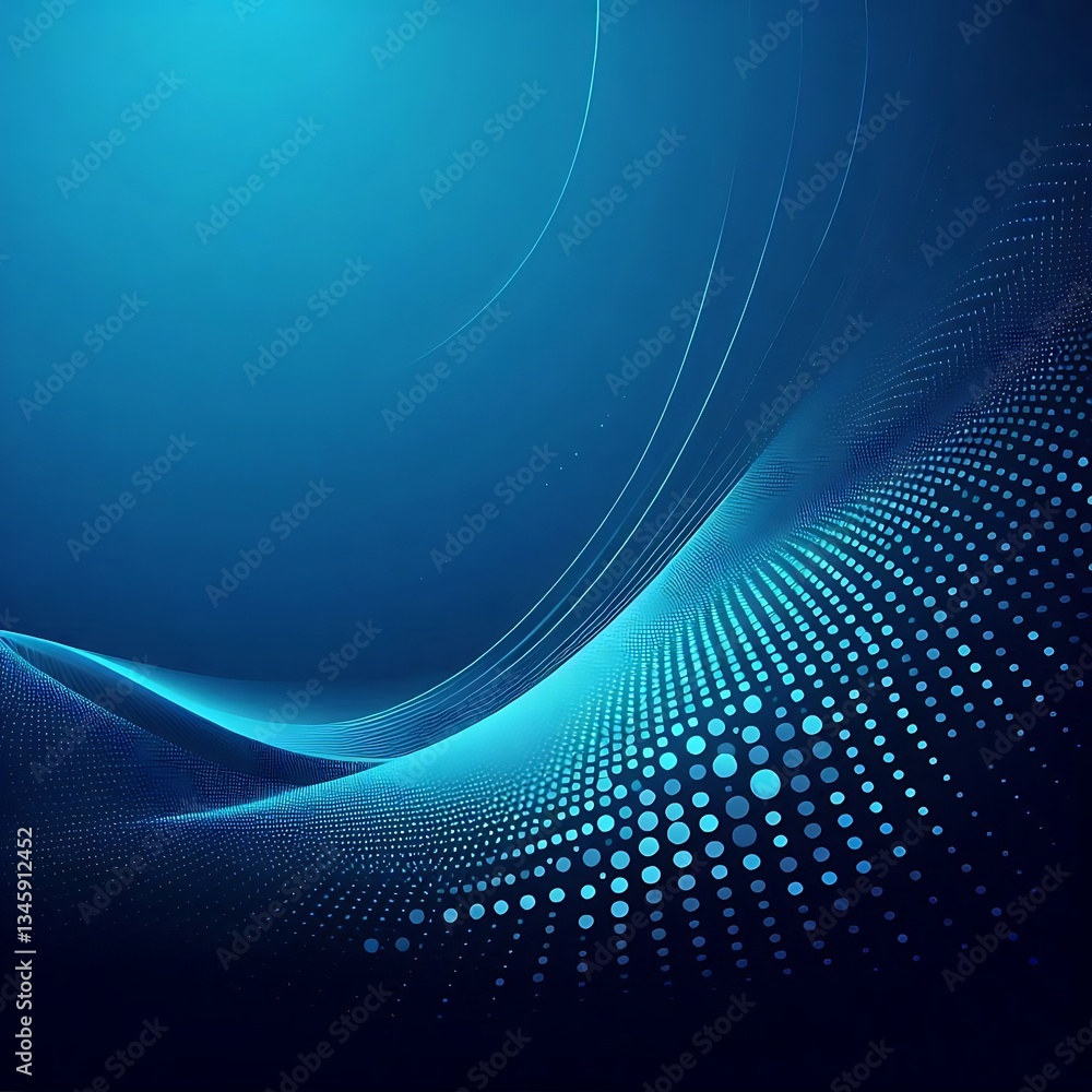 Blank blue halftone background Blank blue halftone background